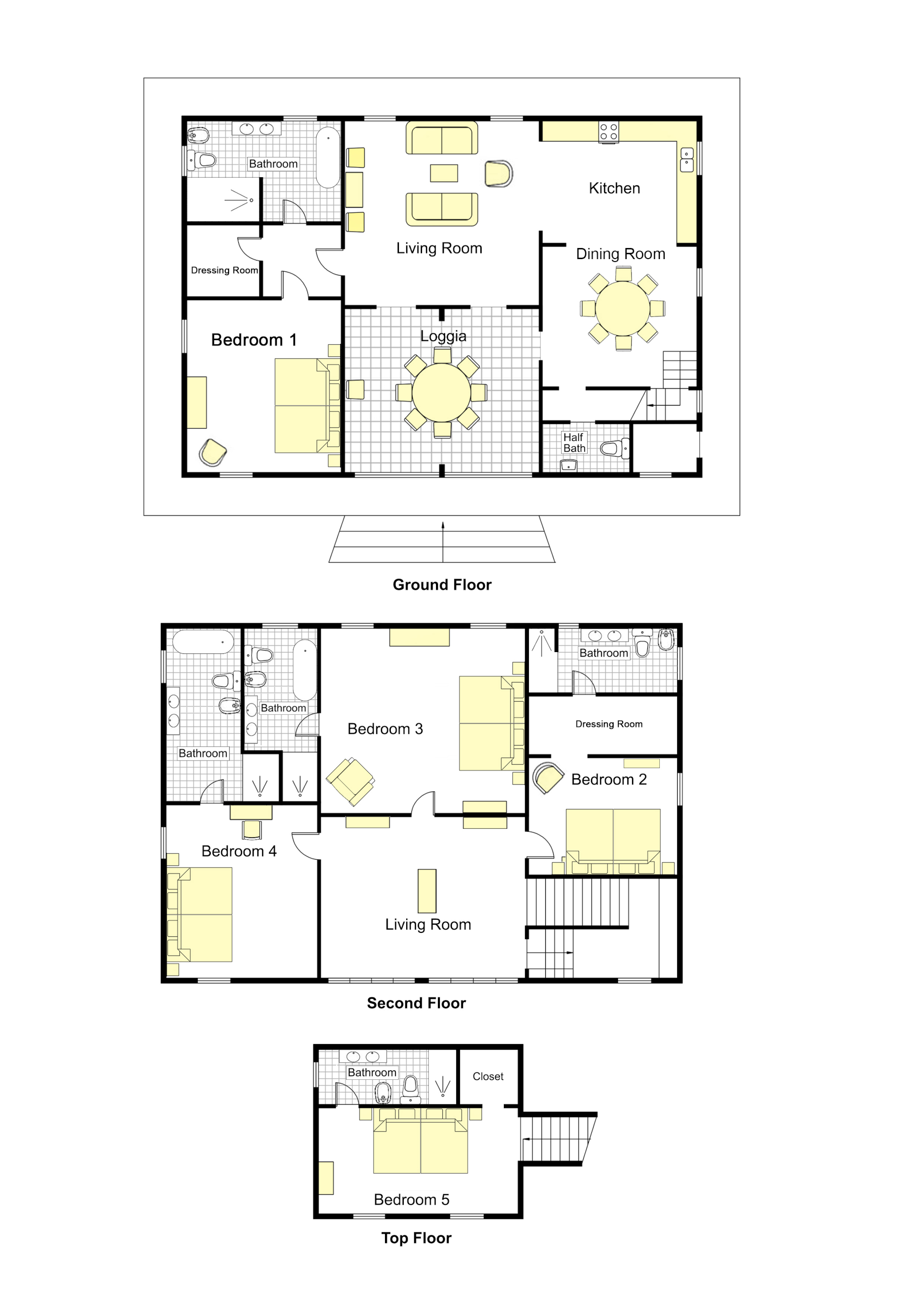 Maragone Villa Floorplan