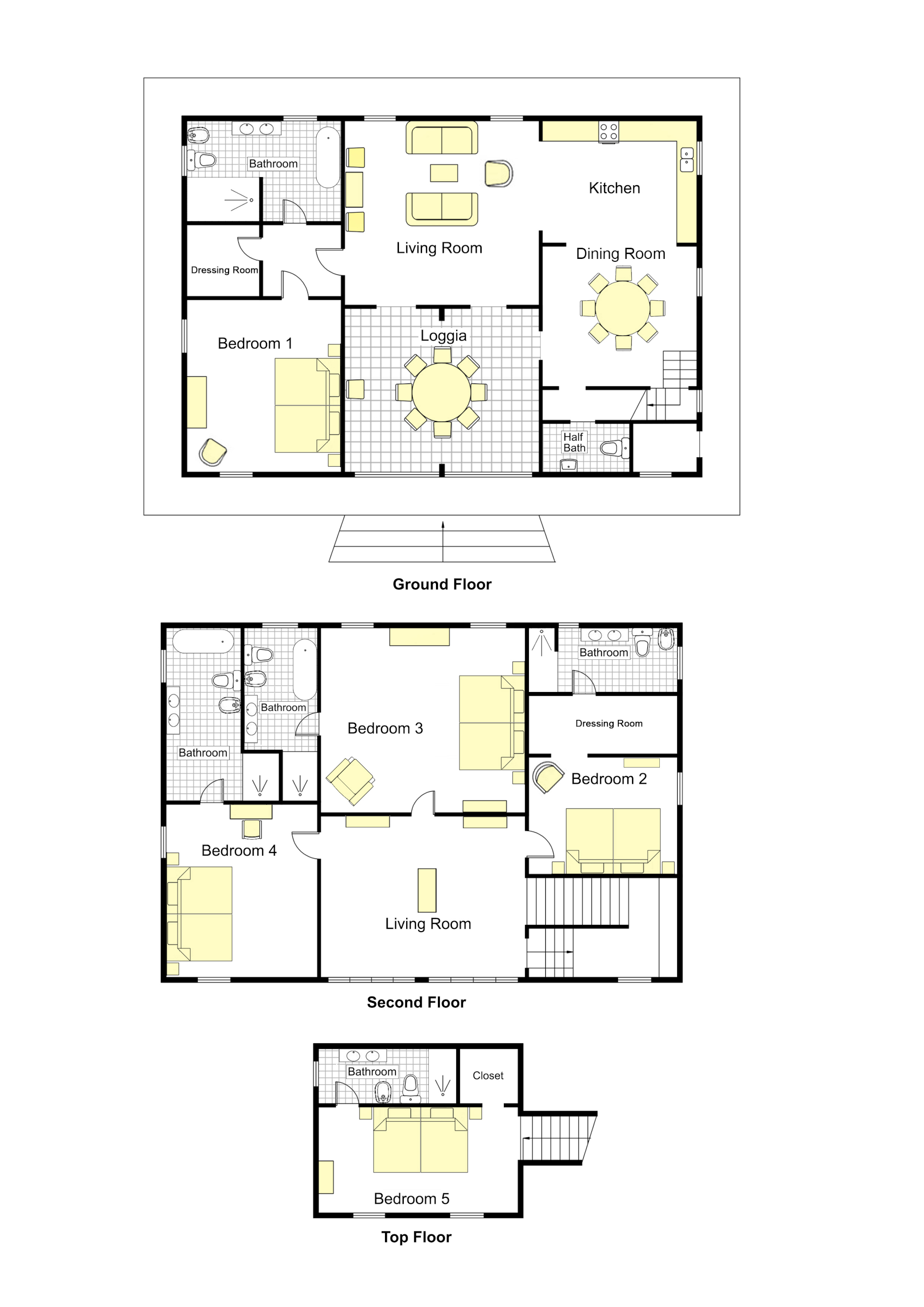 Maragone Villa Floorplan