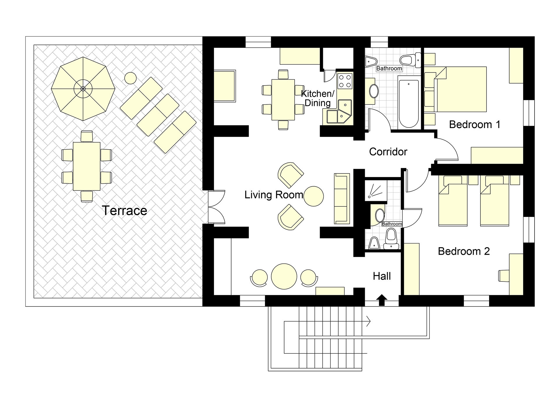 Casa Rossa Floorplan